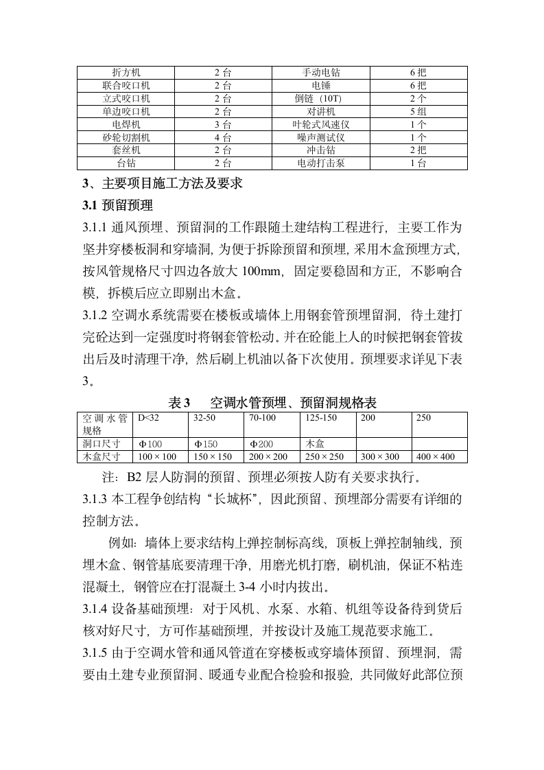 暖通工程组织方案.doc第2页