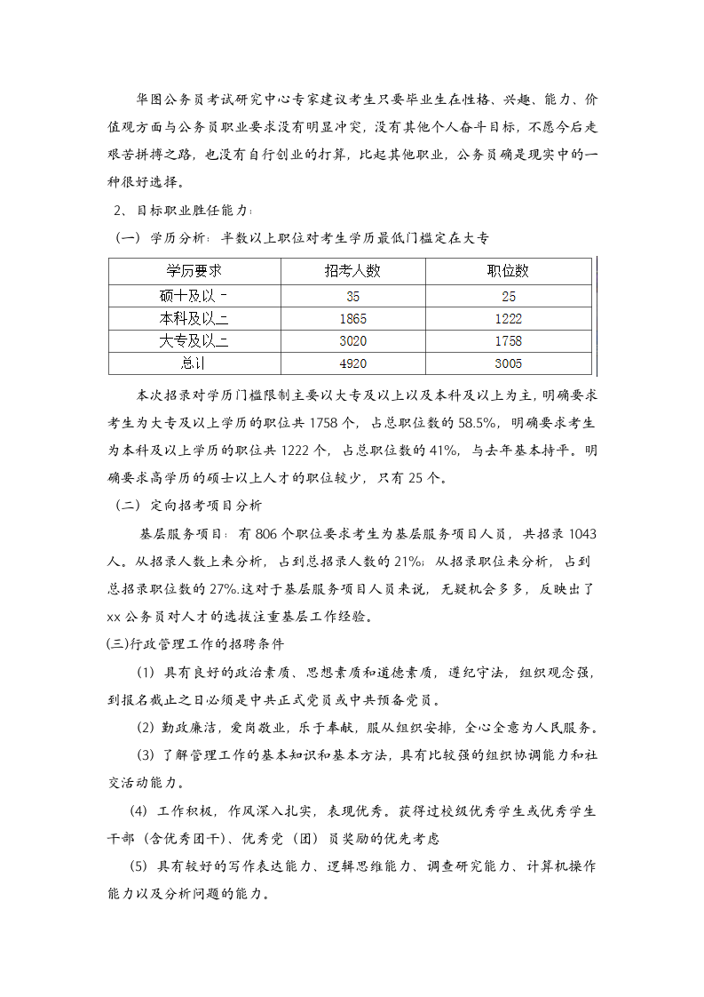 人力资源管理专业职业生涯规划.docx第6页