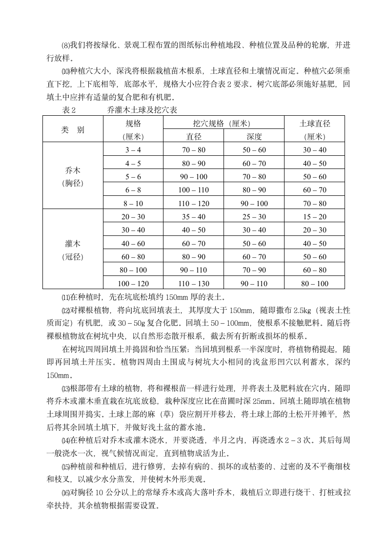 某市政道路绿化工程施工组织设计.doc第5页