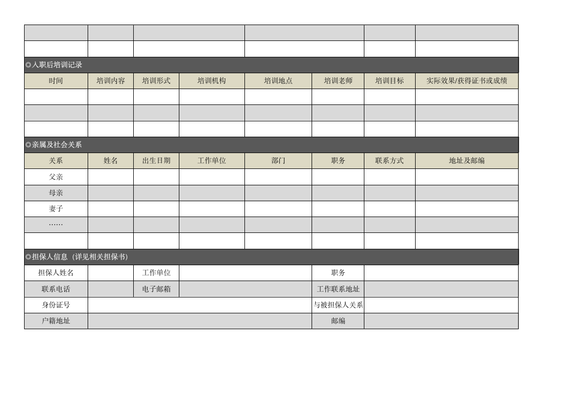 员工人事档案记录表.docx第3页