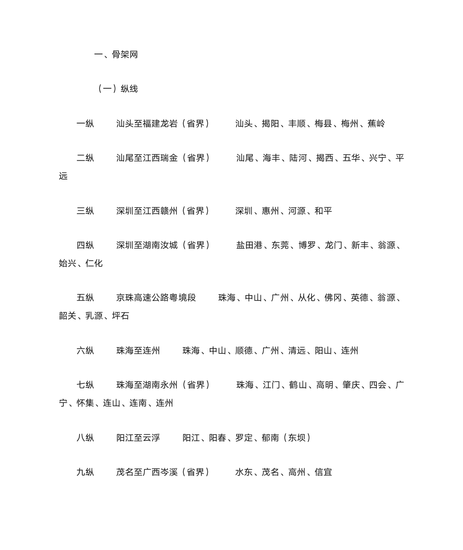 广东公路网建设规划第7页