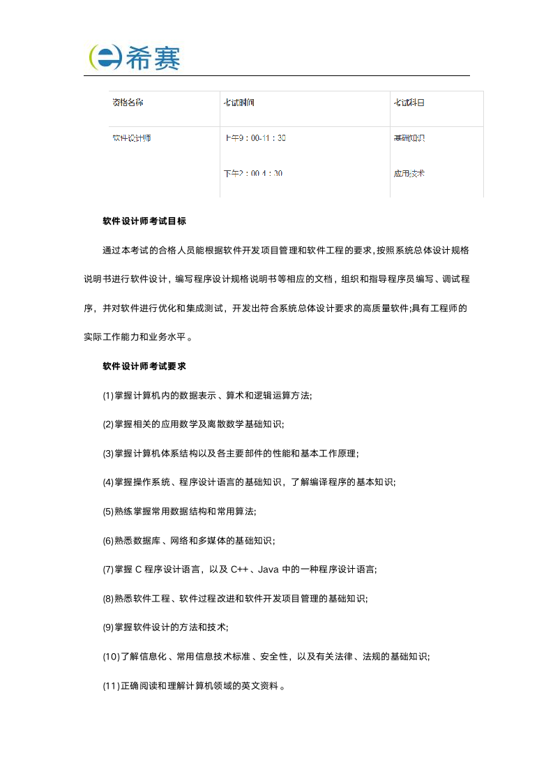 软件设计师考试多少分及格？第2页