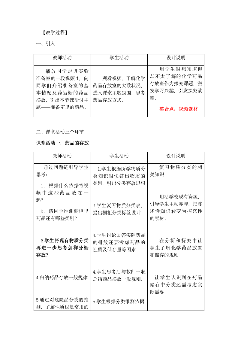 沪教版（上海）初中化学九年级下册 6.2.3  利用信息技术整合复习盐和酸、碱的反应  教案（表格式）.doc第2页