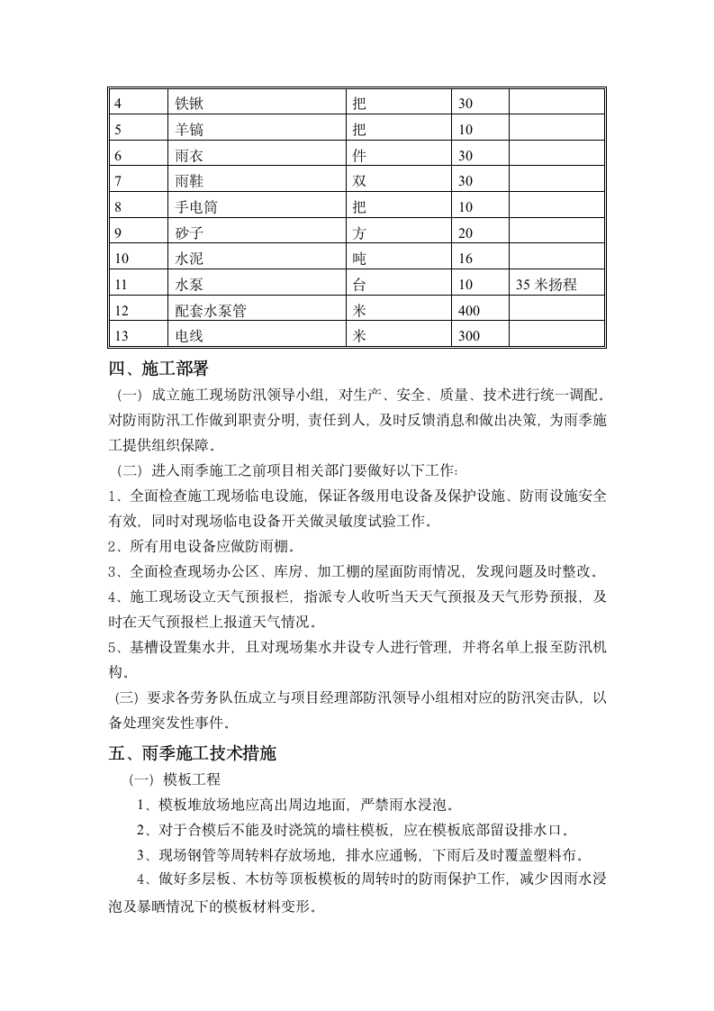 办公楼工程雨季施工方案.doc第4页