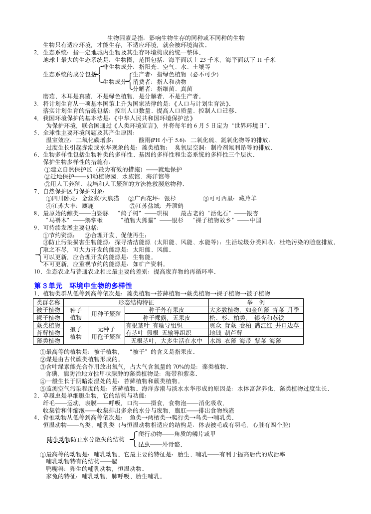 苏科版中考复习四册书知识点.doc第2页