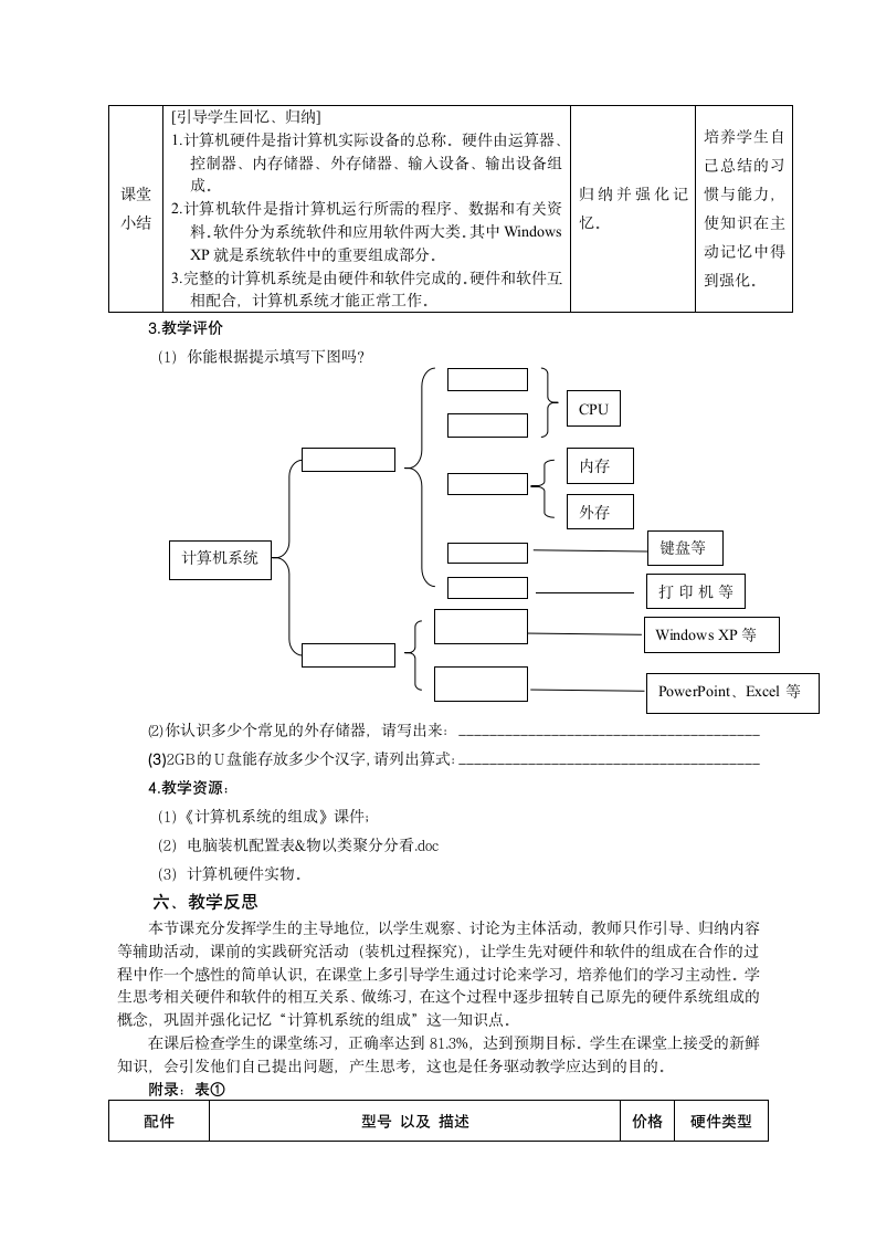 粤教版（2013）信息技术第一册 1.2信息处理的工具--计算机 教案.doc第4页