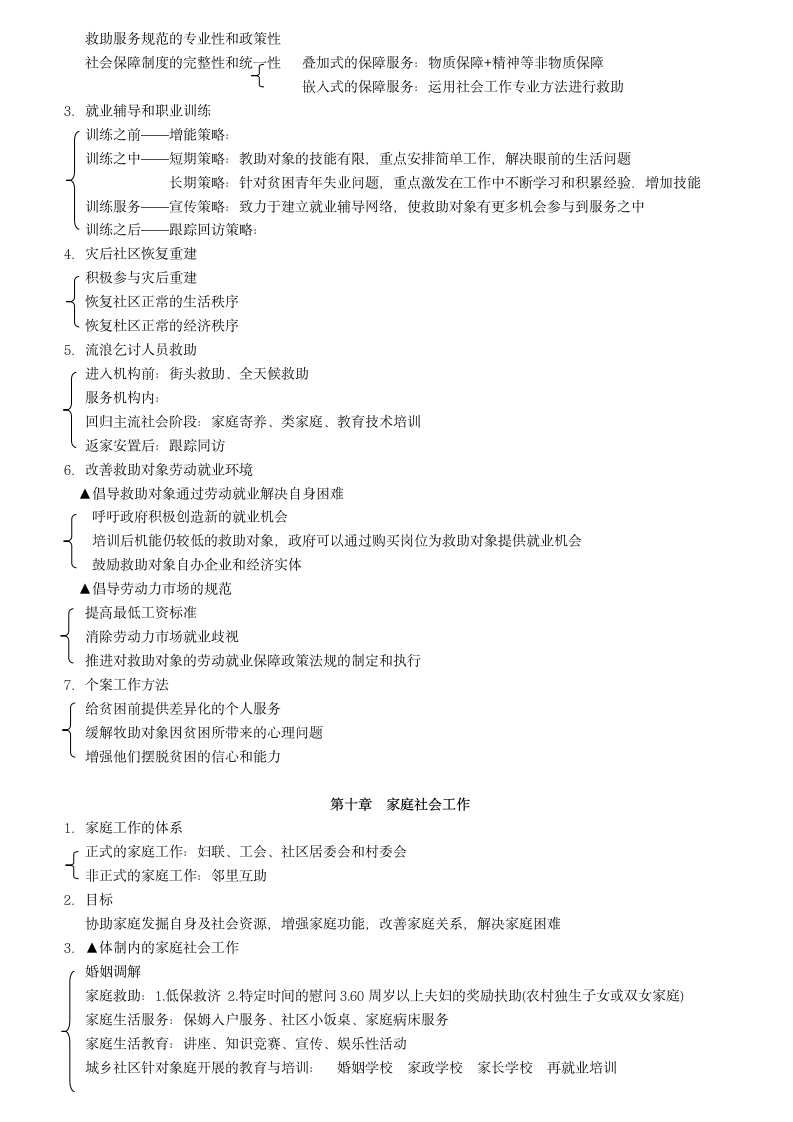 助理社工师考试重点(社会工作实务)第9页