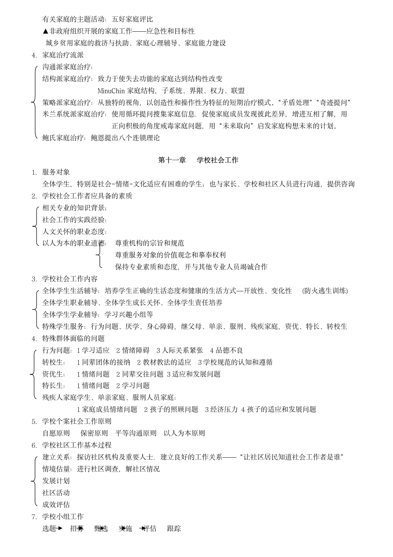 助理社工师考试重点(社会工作实务)第10页