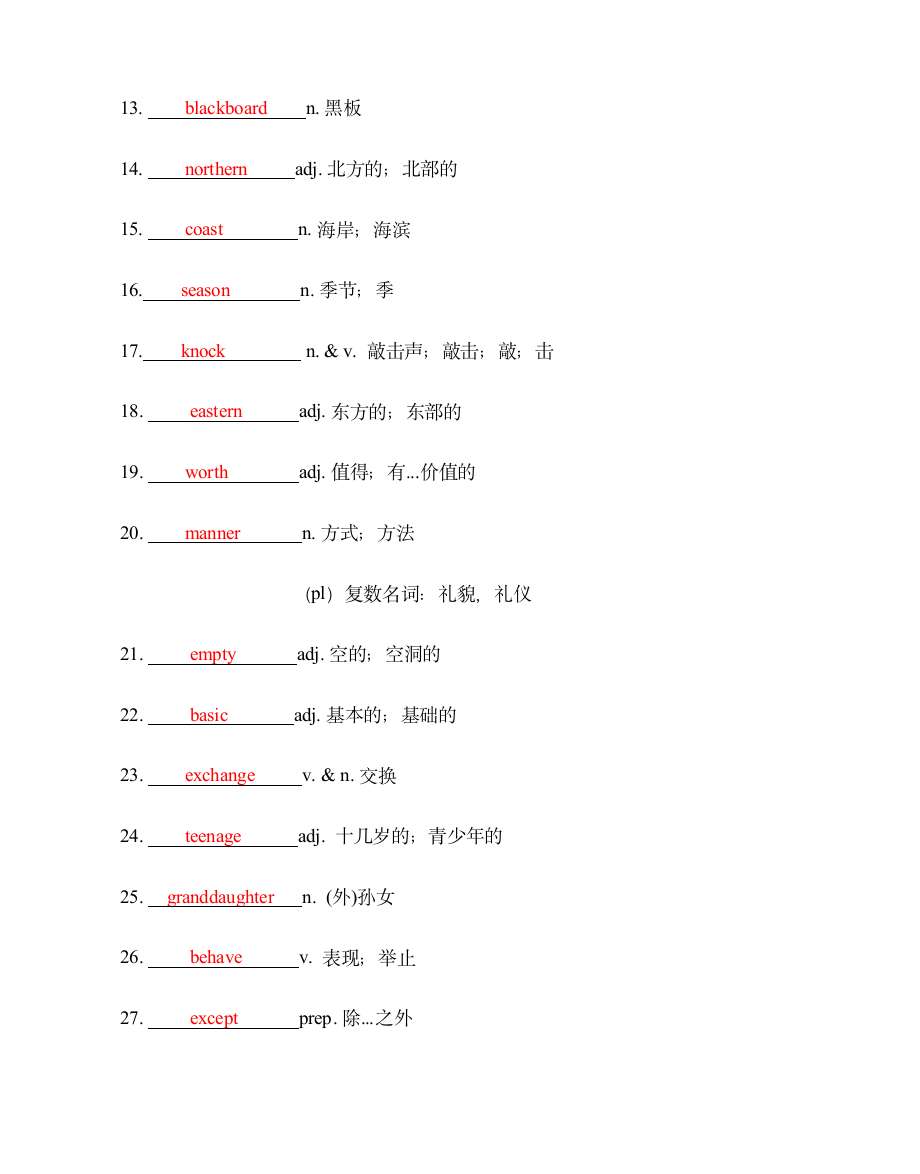 2022春-Unit 10 You're supposed to shake hands 核心词汇精练(解析版).docx第2页