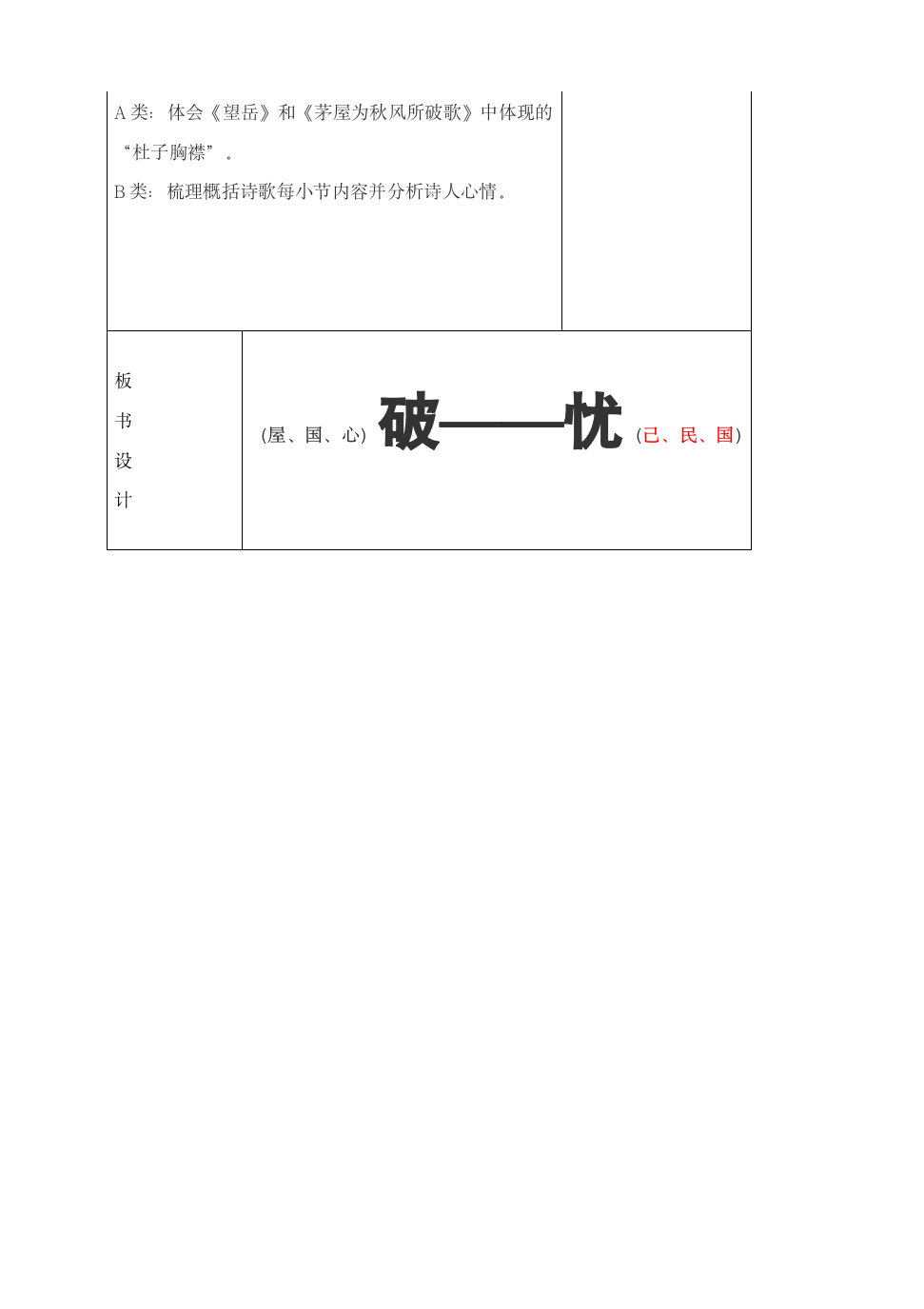 2021-2022学年部编版语文八年级下册24唐诗三首《茅屋为秋风所破歌》教学设计.doc第5页