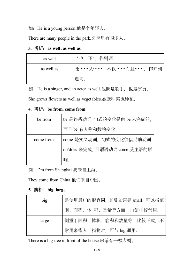 Module 6 A trip to the zoo易混淆单词和短语辨析.doc第2页