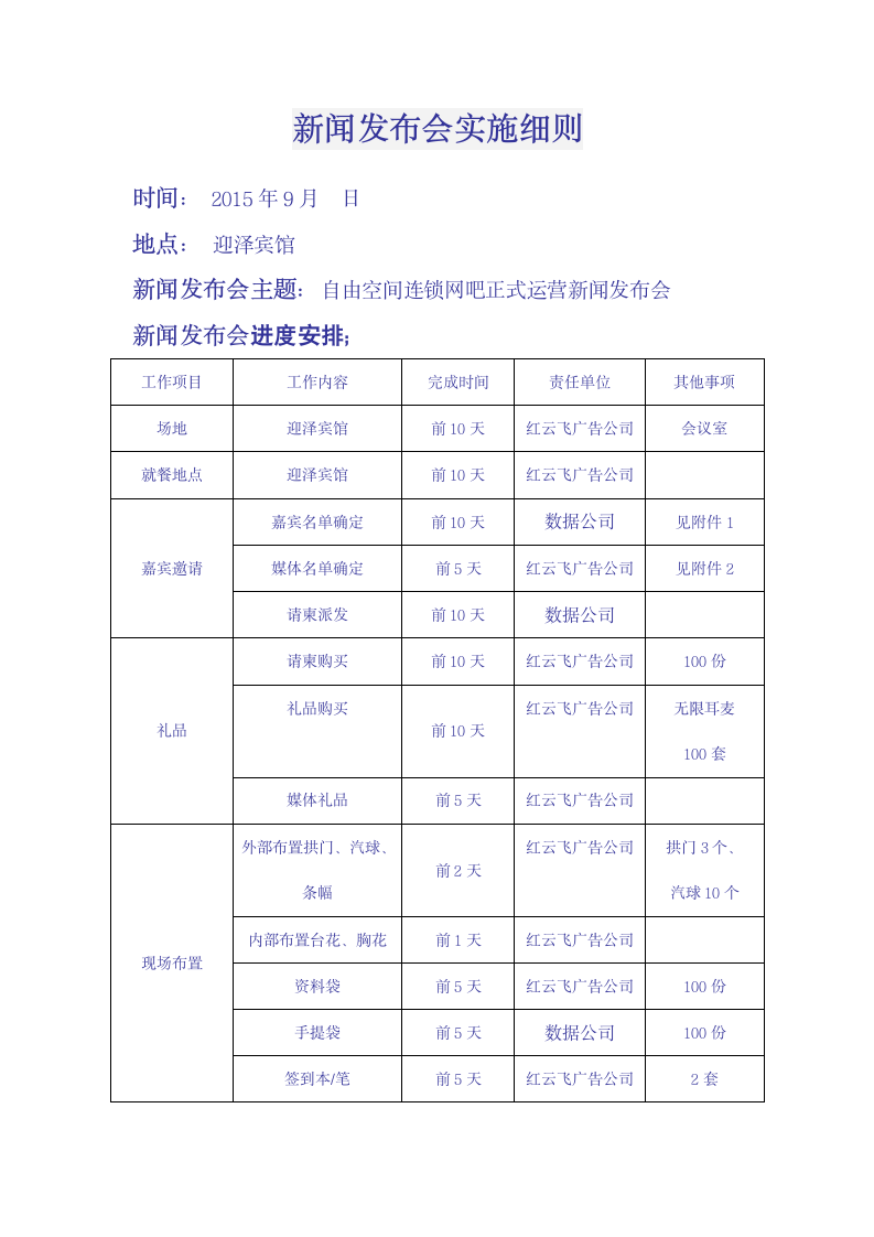 新闻发布会实施细则预算.doc第1页