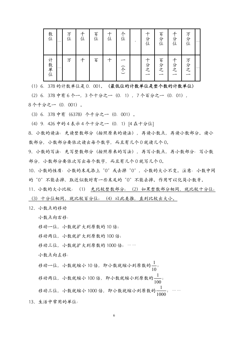 四年级数学下册知识点总结.doc第6页