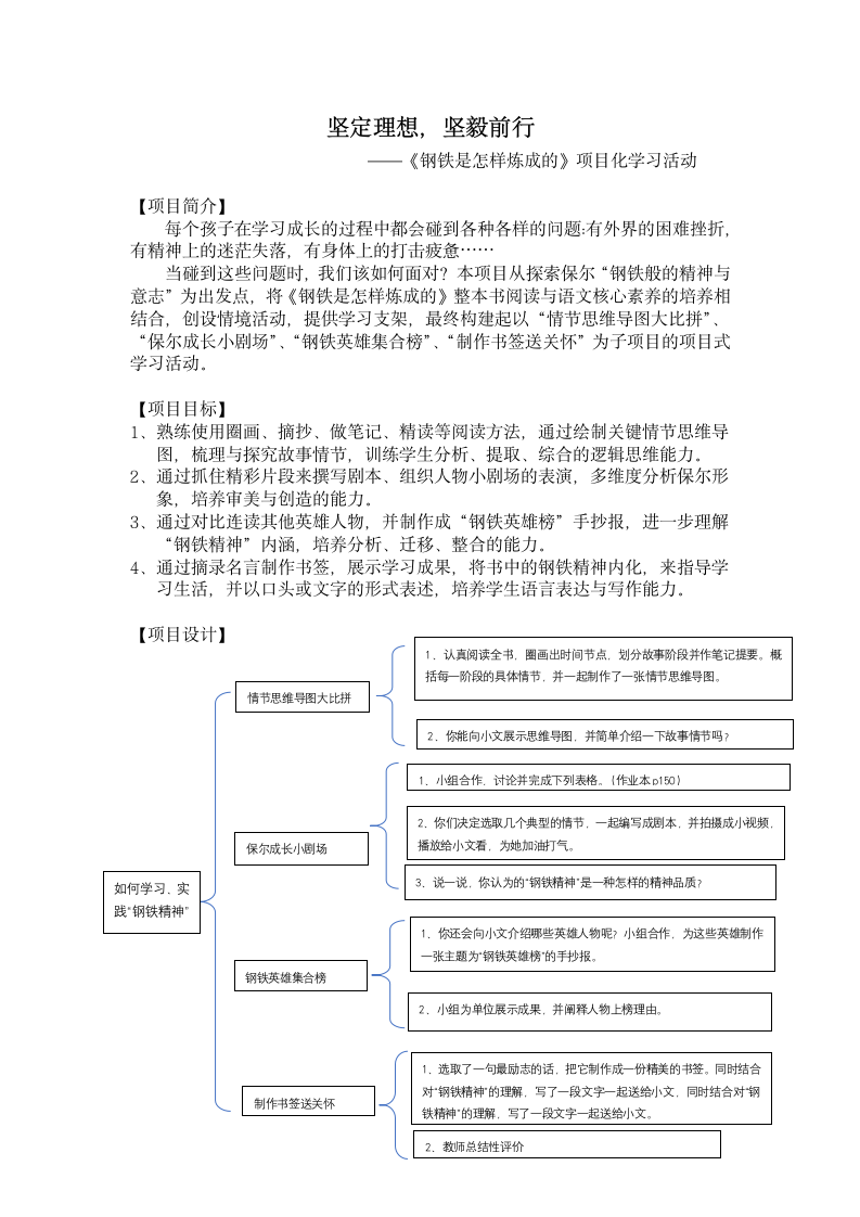 部编版语文八年级下册第六单元名著导读《钢铁是怎样炼成的 》教学设计.doc第1页