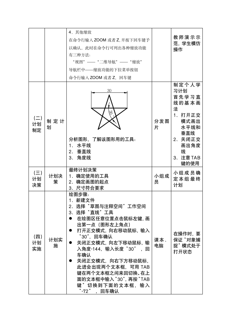 （中职）计算机辅助设计（AutoCAD2013）1-2-1CAD教案对象与观察工具电子教案工信版.doc第3页