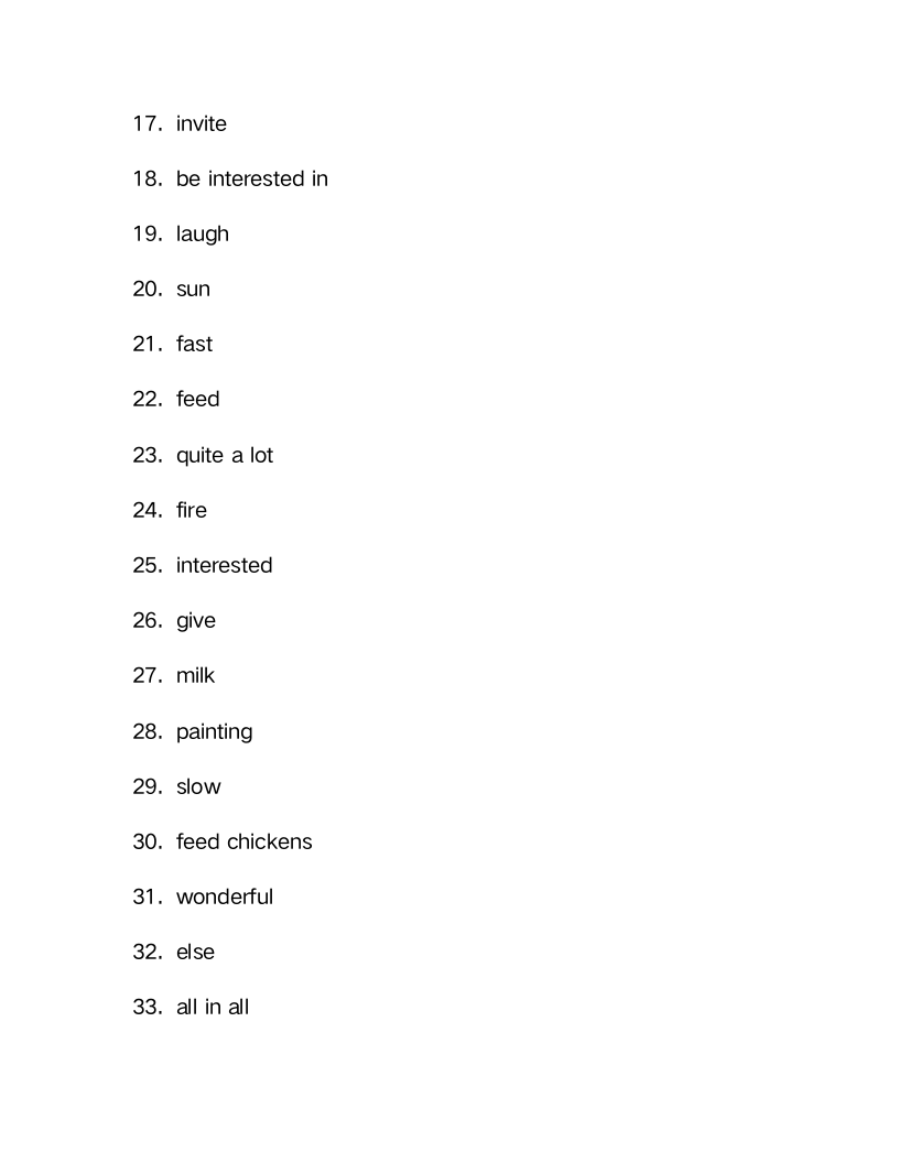 Unit 3 How was your school trip？单词检测(含答案).doc第14页