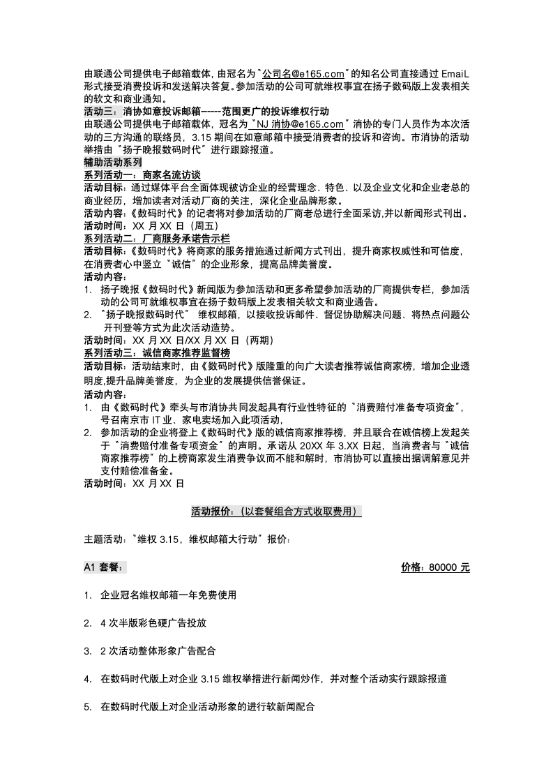 商业计划书活动策划专案.docx第3页