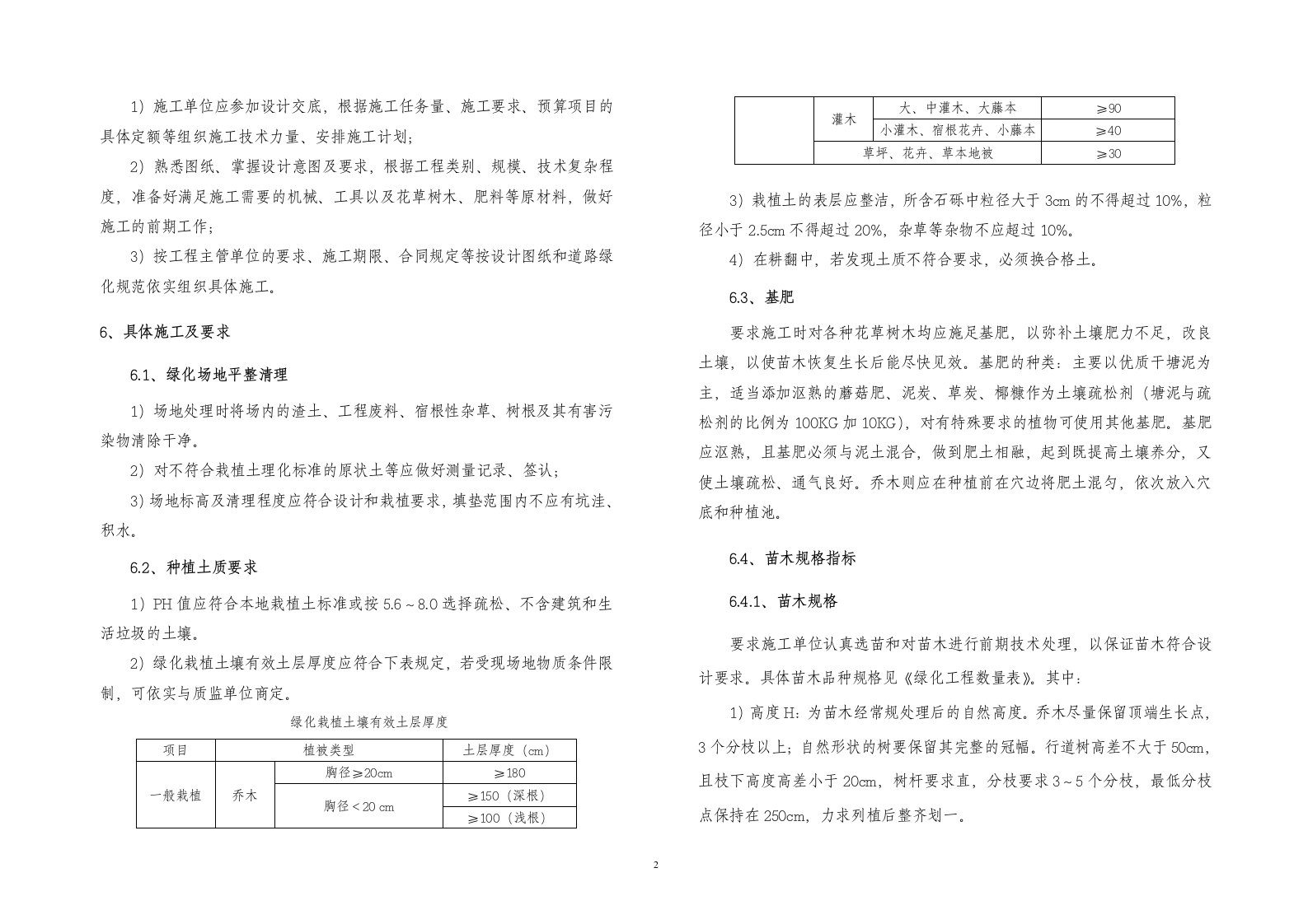 双向六车道城市主干道绿化工程施工图设计22张.doc第2页