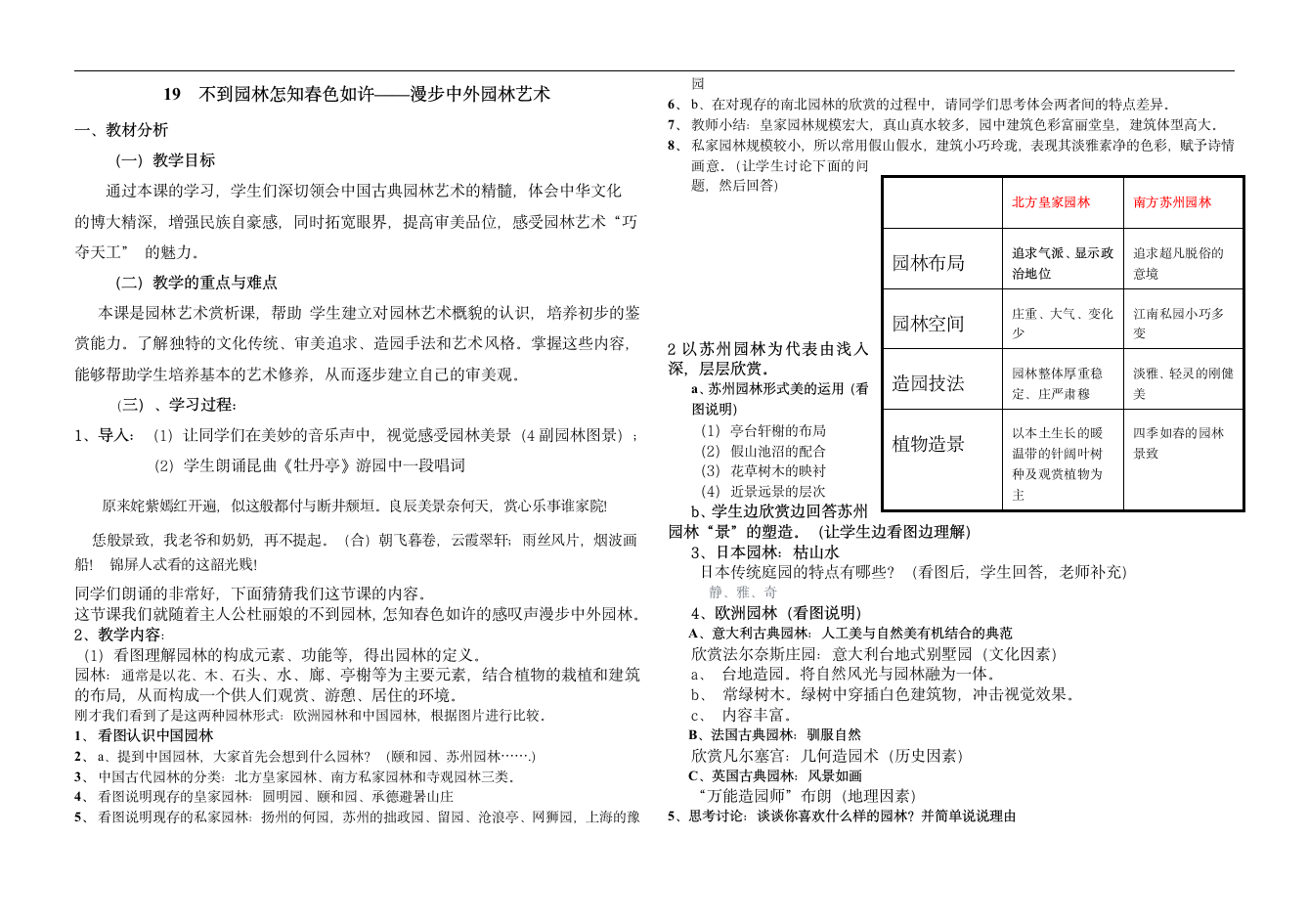 人美版高中必修美术鉴赏19-不到园林怎知春色如许——漫步中外园林艺术-教案.doc第1页