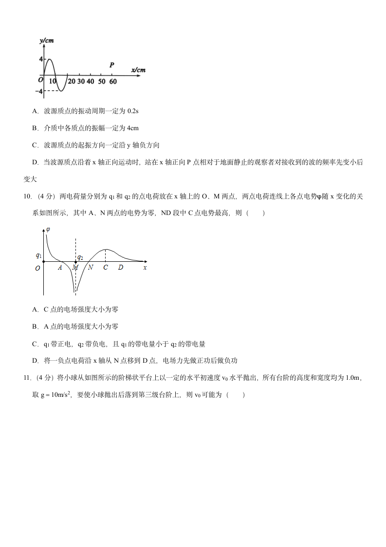 2021年海南省高考物理一模试卷(Word+答案).doc第3页