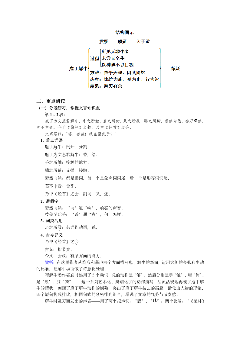 《庖丁解牛》学案.doc第2页