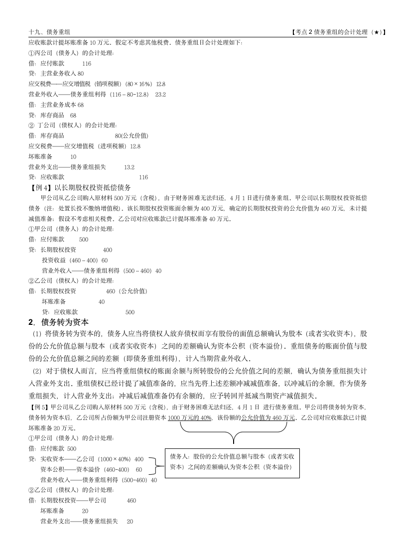 2019CPA考点（债务重组）.docx第3页