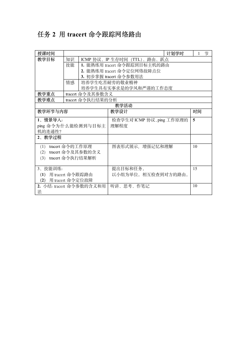 项目15使用网络工具软件电子教案 中职计算机网络基础(工信版).doc第2页