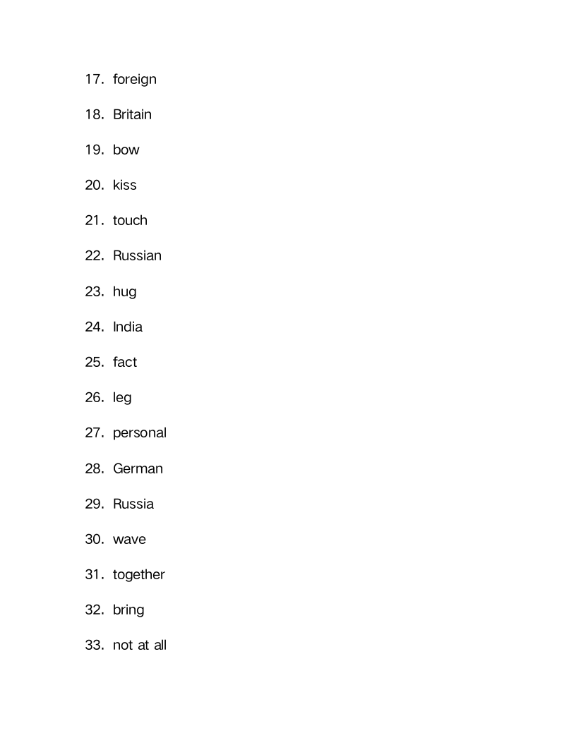 外研版七年级下册Module11Body language单词检测（含解析）.doc第11页