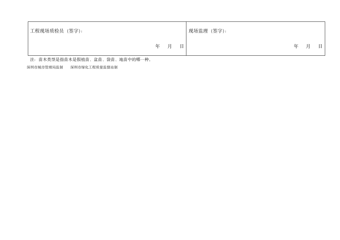 深园绿施6园林绿化工程植物材料进场签证记录.doc第2页