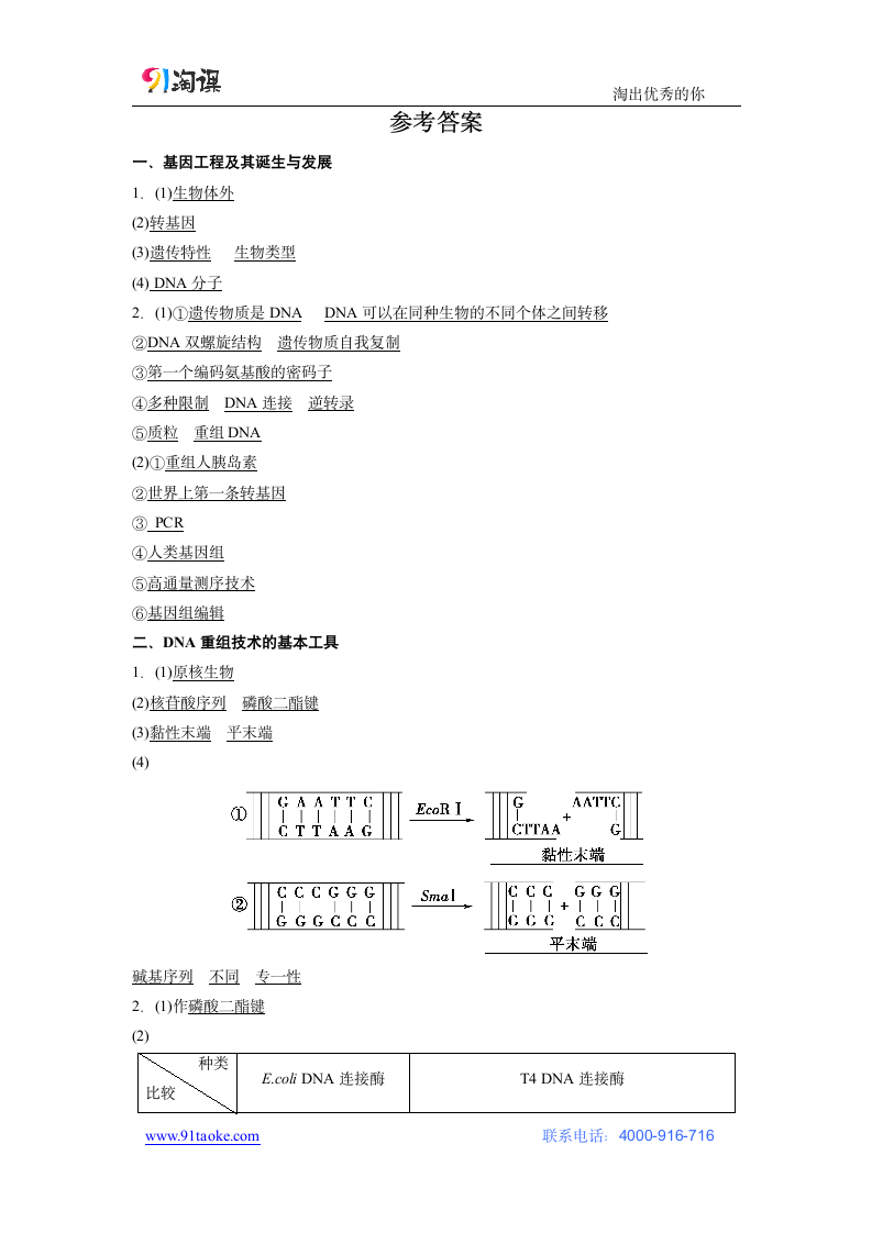 生物-人教版（新教材）-选择性必修3-学案2：3.1 重组DNA技术的基本工具.docx-第1节　重组DNA技术的基本工具-第3章　基因工程-学案.docx第7页