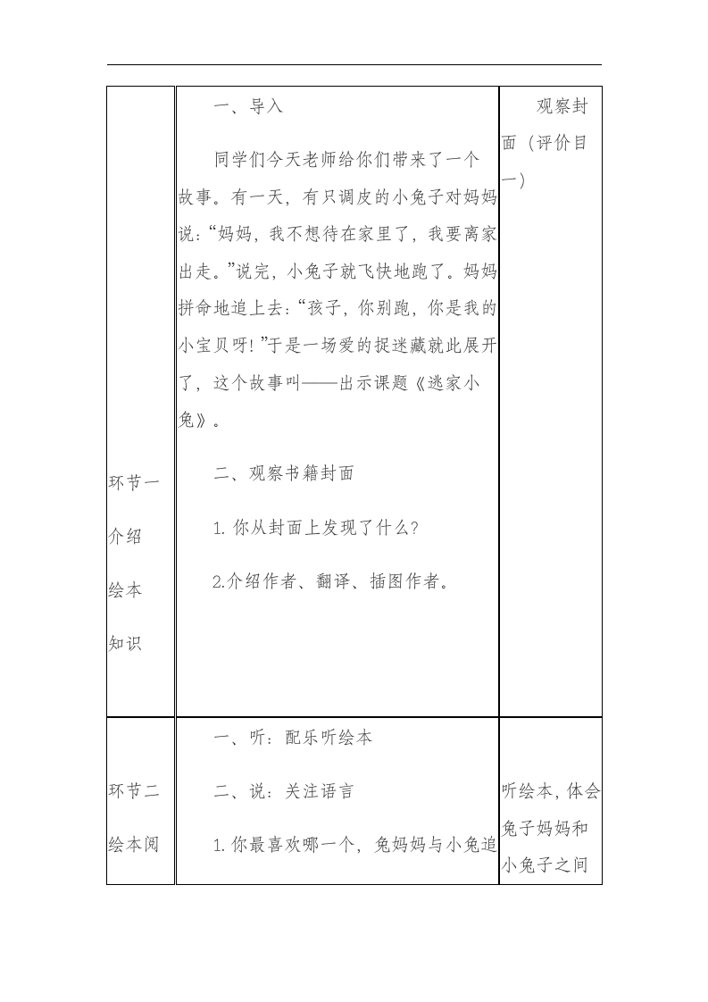 逃家小兔 教案.doc第2页