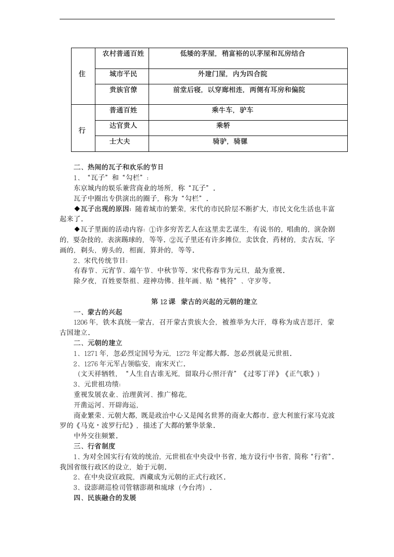 中国历史七年级下册知识点汇总.doc第7页