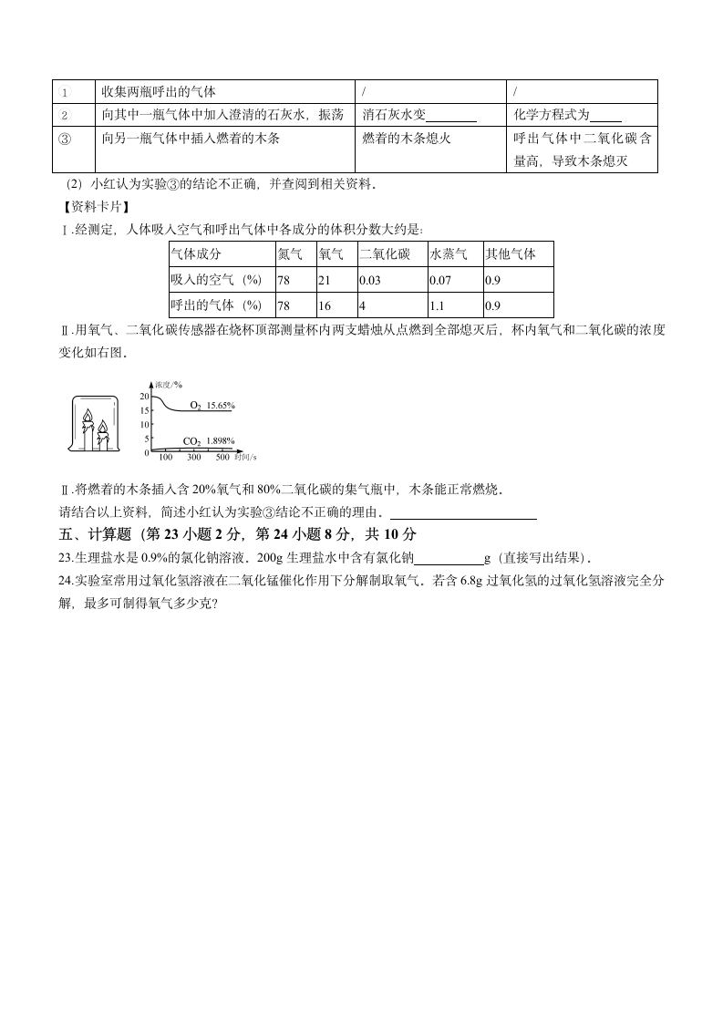 海南省2021年中考化学试题（word版，含答案）.doc第5页