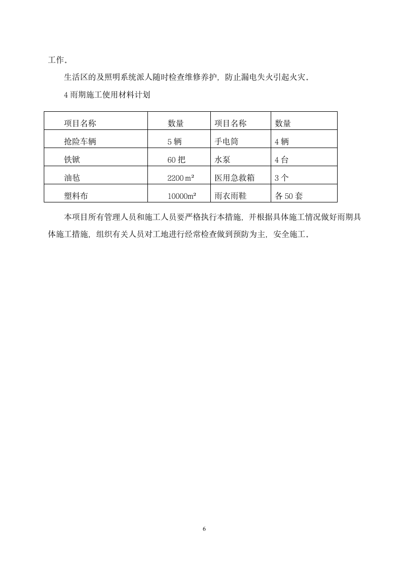 徐州医学院雨季施工方案_secret第6页