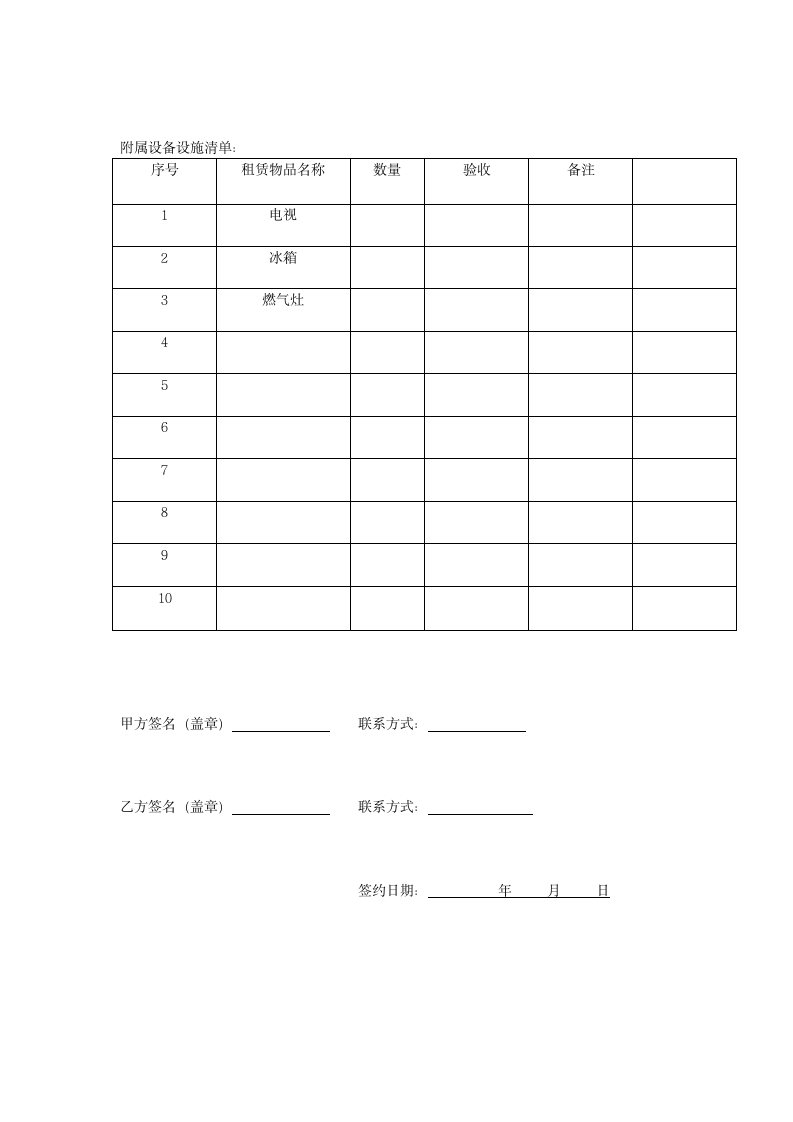 租房合同第3页