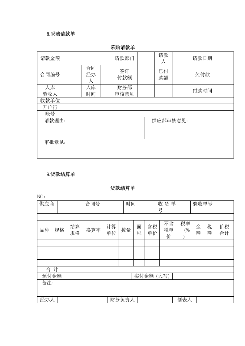 采购价格管理类表格.docx第6页