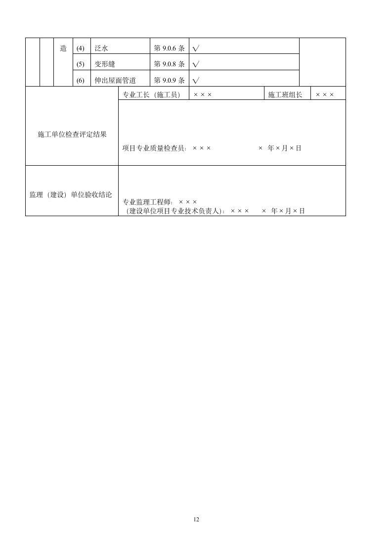 屋面工程质量验收表.doc第12页