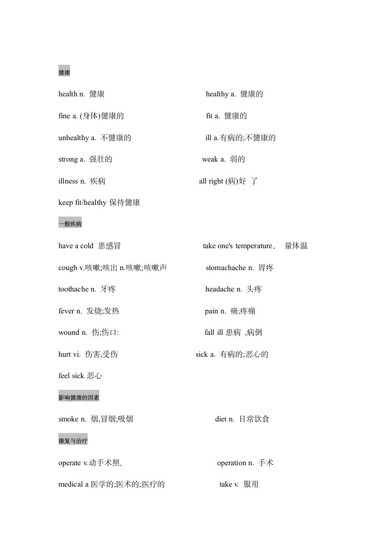 2022年外研版中考英语词汇分类突破WeekTen（清单 默写）.doc第3页