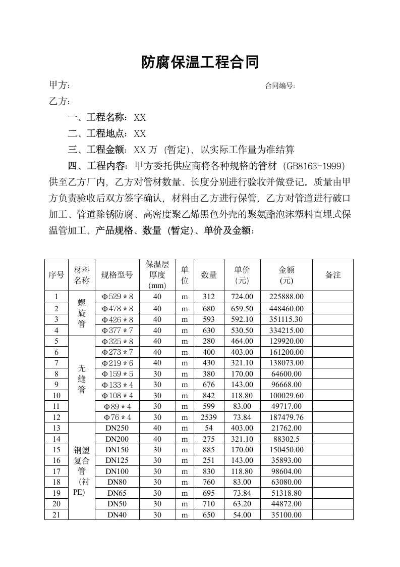 某防腐保温工程合同.doc