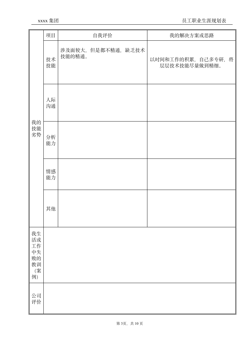 企业员工职业生涯规划表.doc第4页