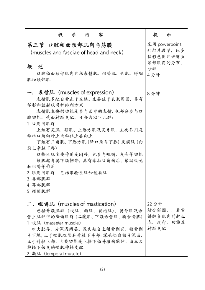 口腔颌面外科 学教案首页 - 第四军医大学第2页