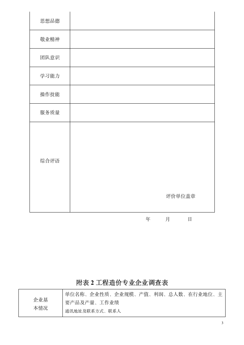 2015届山东工业职业学院毕业生跟踪调查问卷毕业生填写第3页