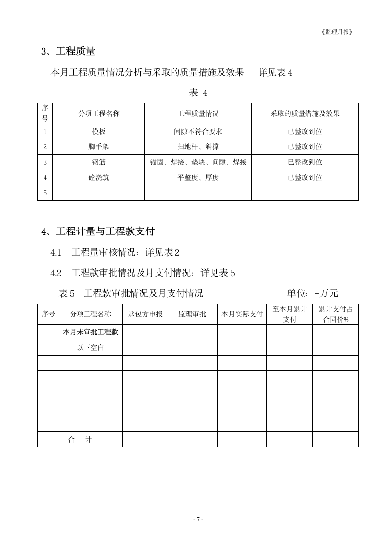 住宅工程监理月报.doc第7页