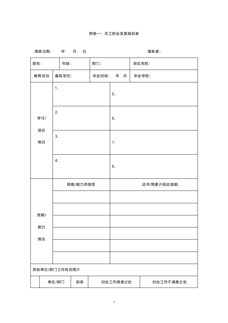 员工职业生涯管理办法3.doc第10页