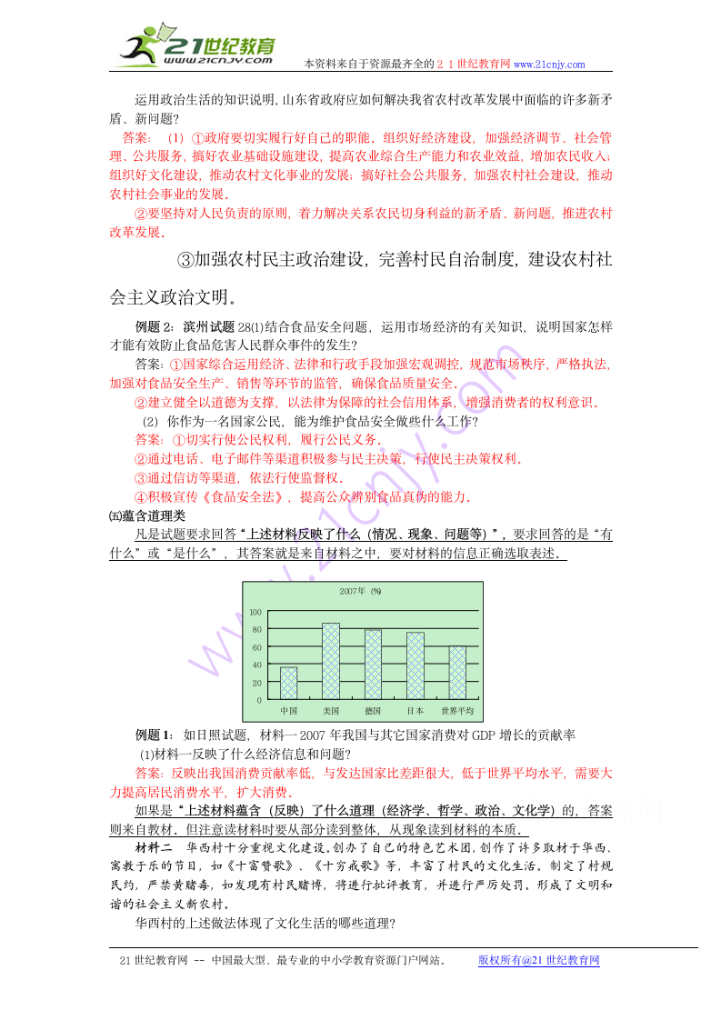 2009年山东各地高考模拟试题剖析与启示.doc第5页