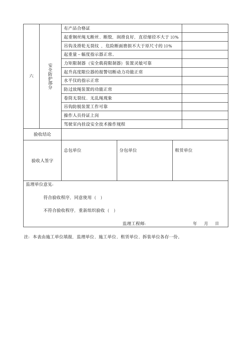 施工汽车吊机械检查验收表.doc第2页