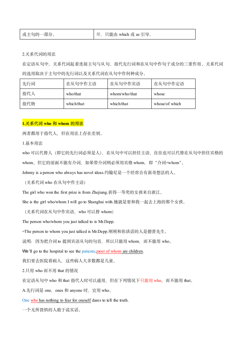 2021-2022学年上教版（2020）高中英语：必修一 Unit 3  Choices 单元知识点讲解 学案.doc第13页