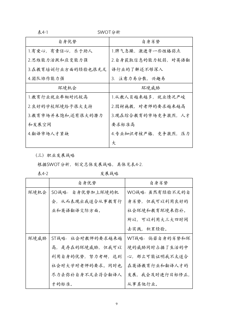 大学生职业生涯规划设计书.doc第9页