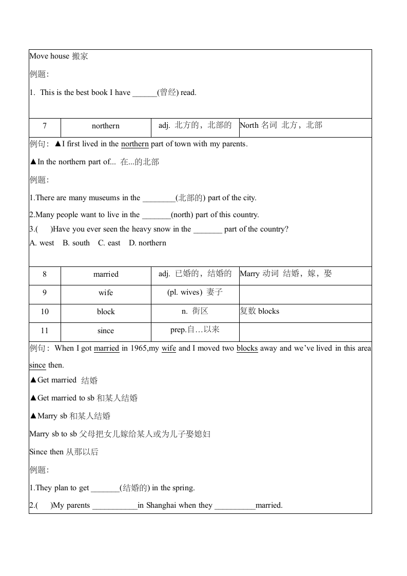 Unit 1 Past and Present 知识点复习.doc第3页