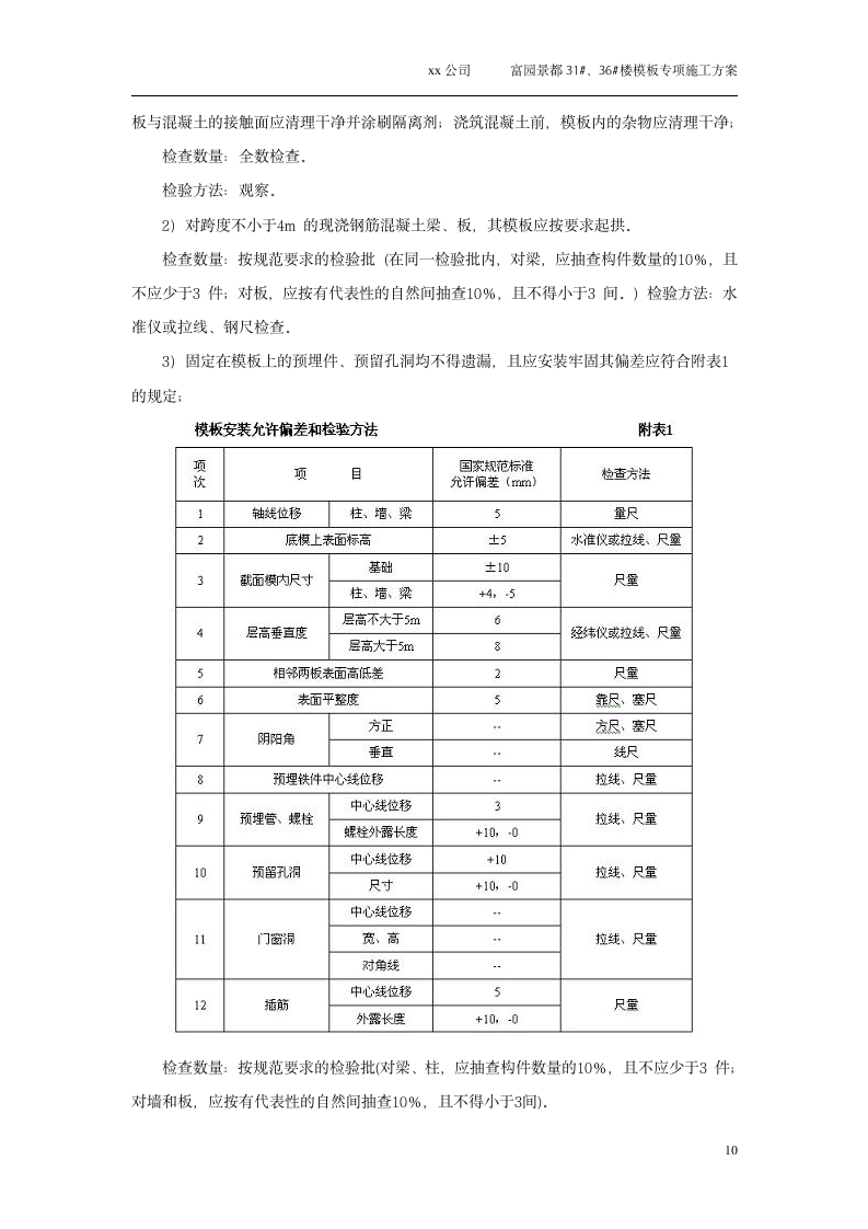 宿迁富园景都3136楼模板专项施工方案.doc第10页